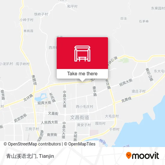 青山溪语北门 map