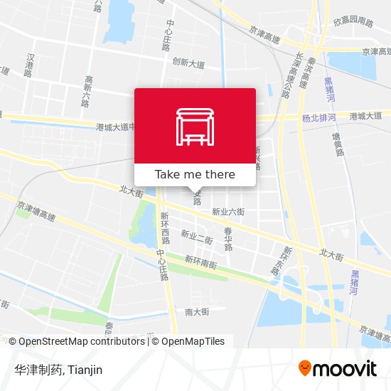 华津制药 map