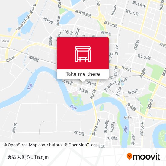 塘沽大剧院 map