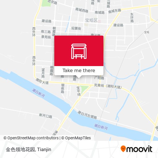 金色领地花园 map