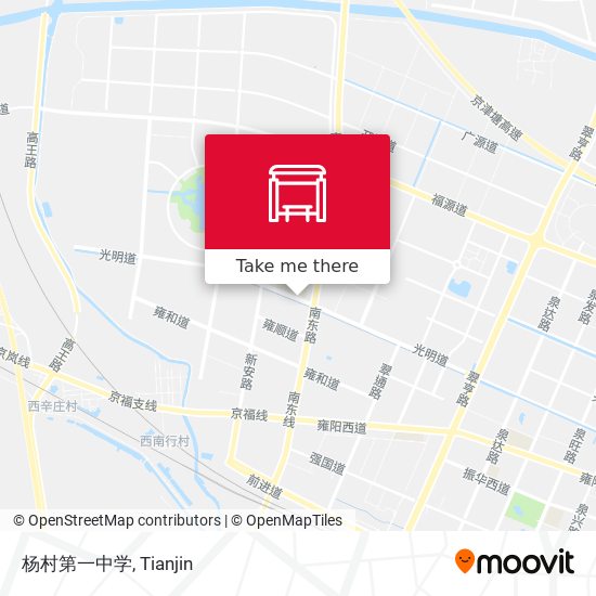 杨村第一中学 map