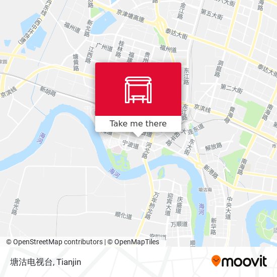 塘沽电视台 map