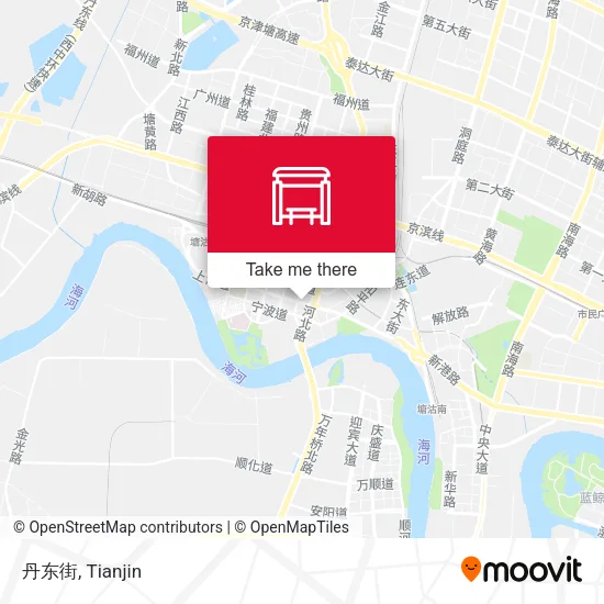 丹东街 map