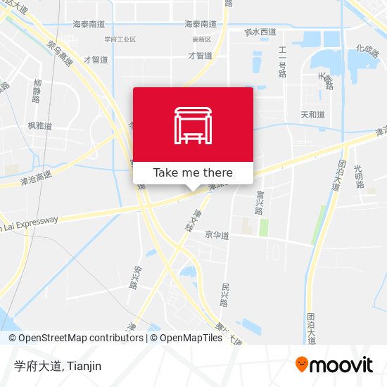 学府大道 map