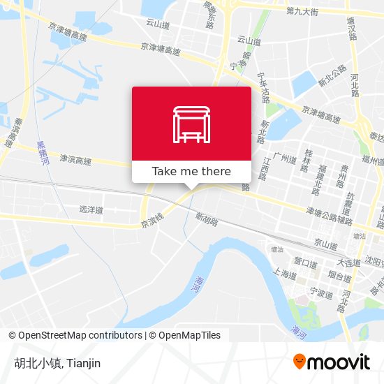 胡北小镇 map
