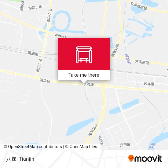 八堡 map