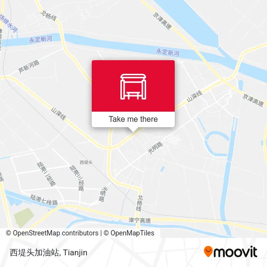 西堤头加油站 map