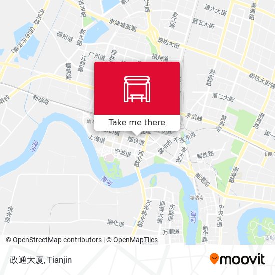 政通大厦 map
