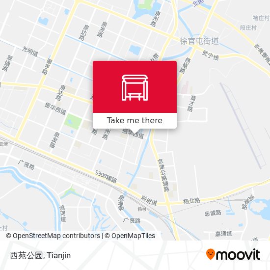 西苑公园 map