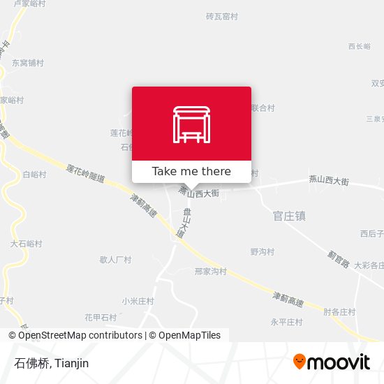 石佛桥 map