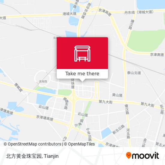 北方黄金珠宝园 map