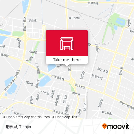 迎春里 map