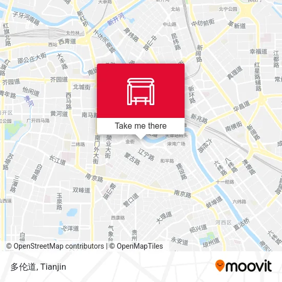 多伦道 map