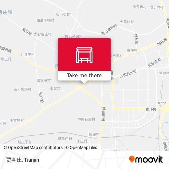 贾各庄 map