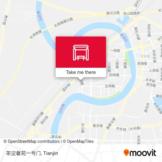 茶淀馨苑一号门 map