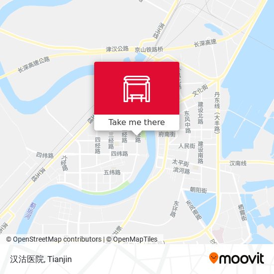 汉沽医院 map