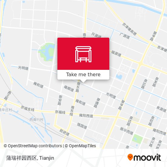 蒲瑞祥园西区 map