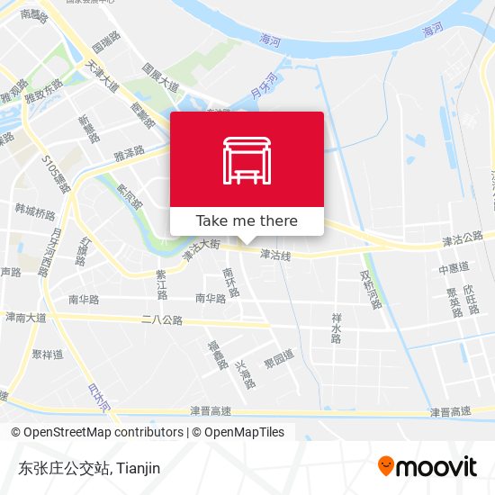 东张庄公交站 map