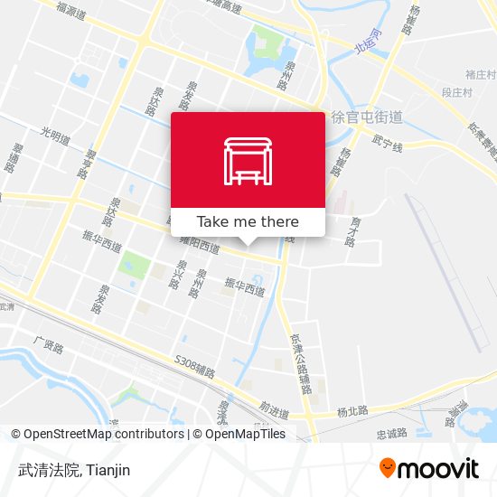 武清法院 map