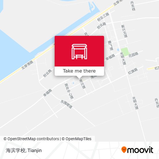 海滨学校 map