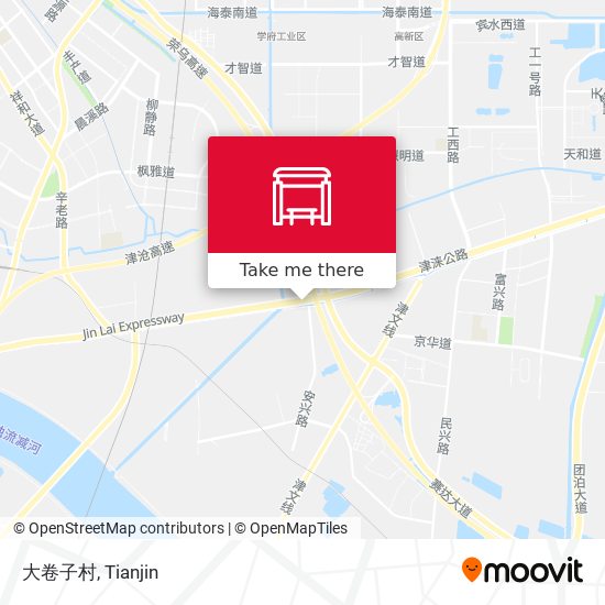 大卷子村 map