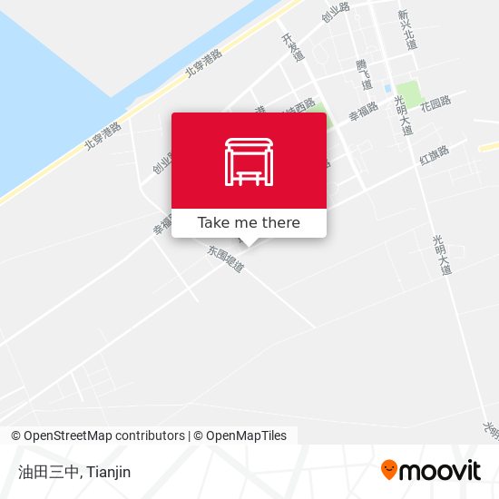 油田三中 map