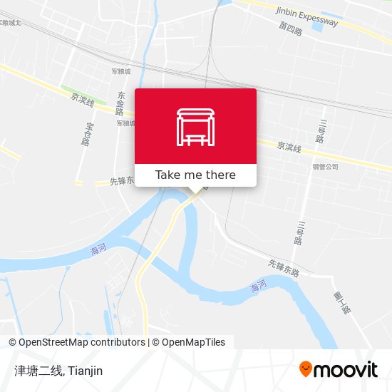 津塘二线 map