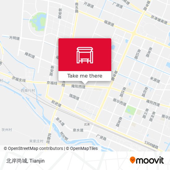 北岸尚城 map