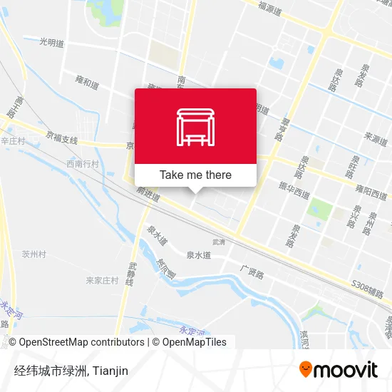 经纬城市绿洲 map