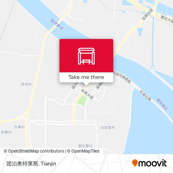 团泊奥特莱斯 map