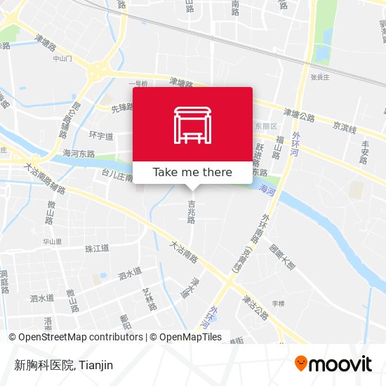 新胸科医院 map