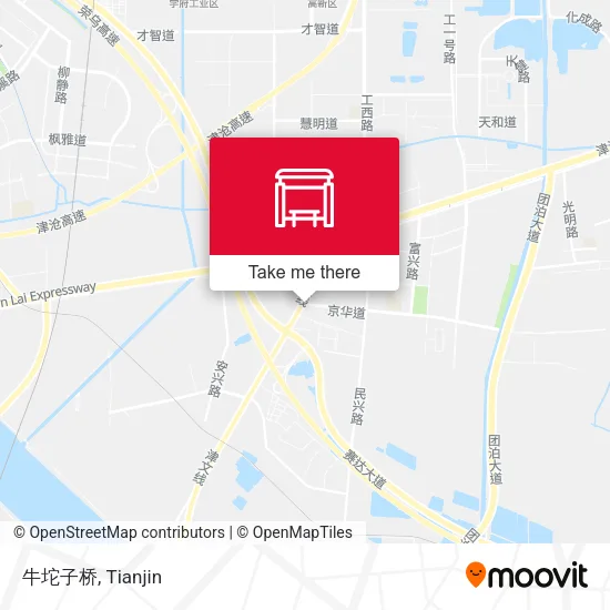 牛坨子桥 map