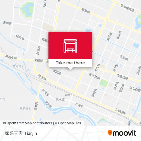 家乐三店 map