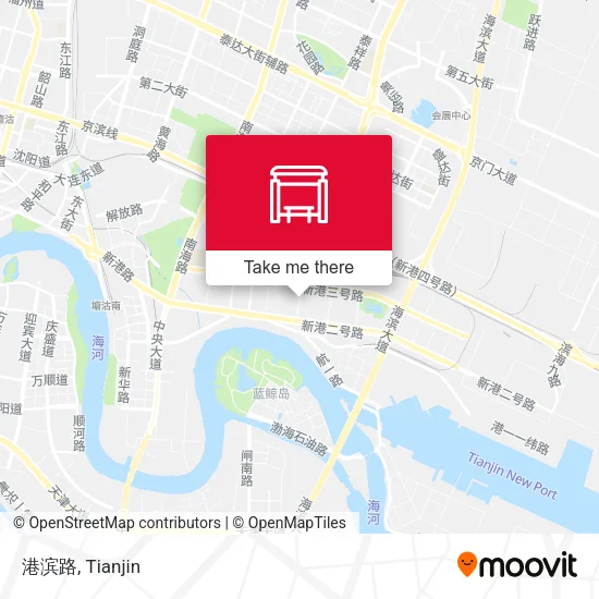 港滨路 map