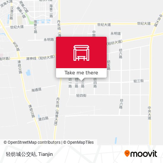 轻纺城公交站 map