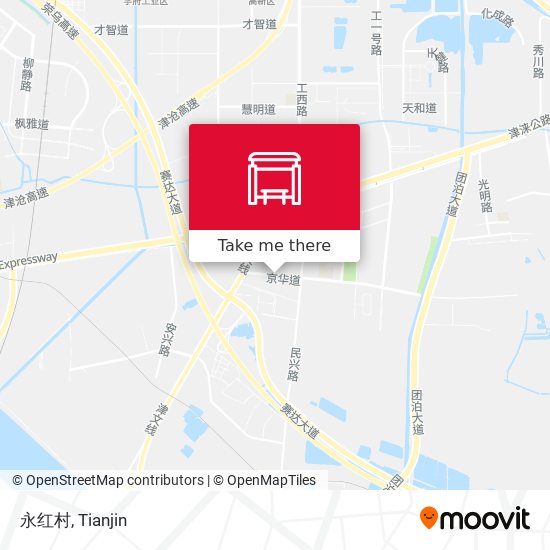 永红村 map