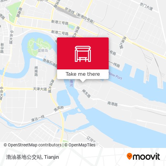 渤油基地公交站 map