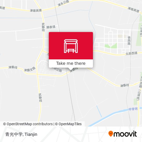 青光中学 map