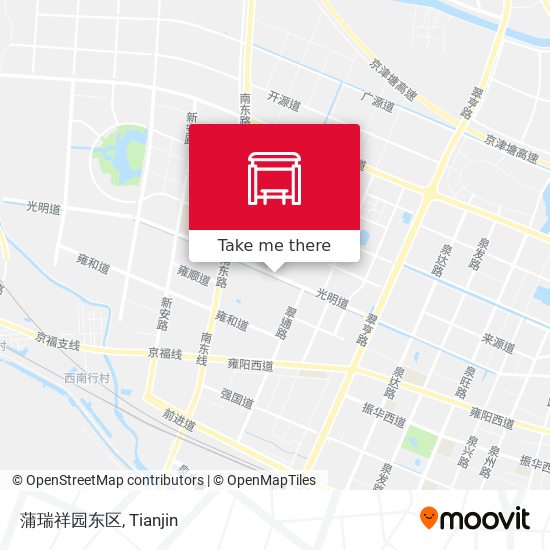 蒲瑞祥园东区 map