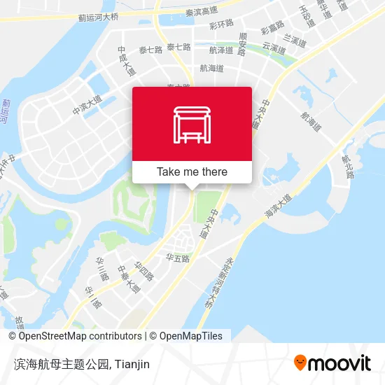 滨海航母主题公园 map