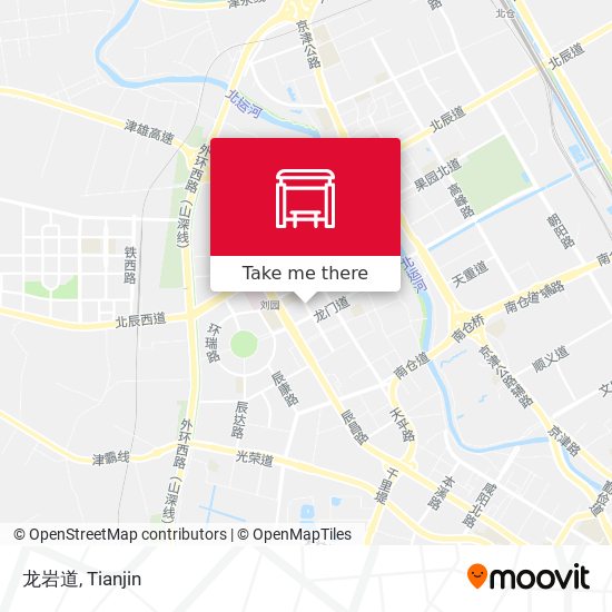 龙岩道 map