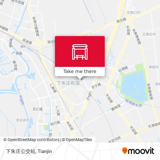 下朱庄公交站 map