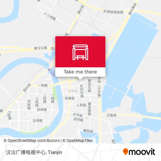 汉沽广播电视中心 map