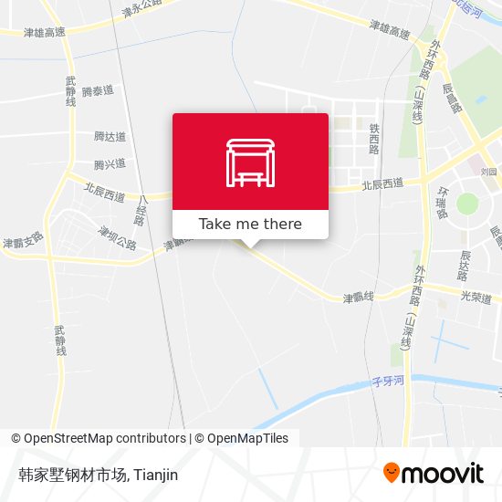 韩家墅钢材市场 map