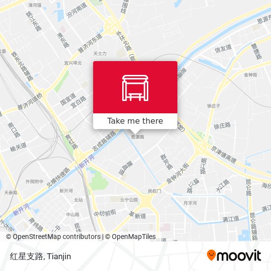 红星支路 map