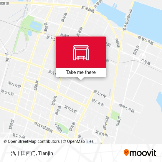 一汽丰田西门 map