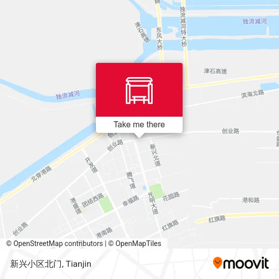 新兴小区北门 map