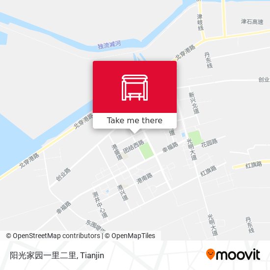 阳光家园一里二里 map