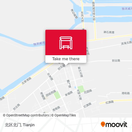 北区北门 map
