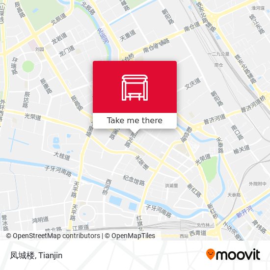 凤城楼 map